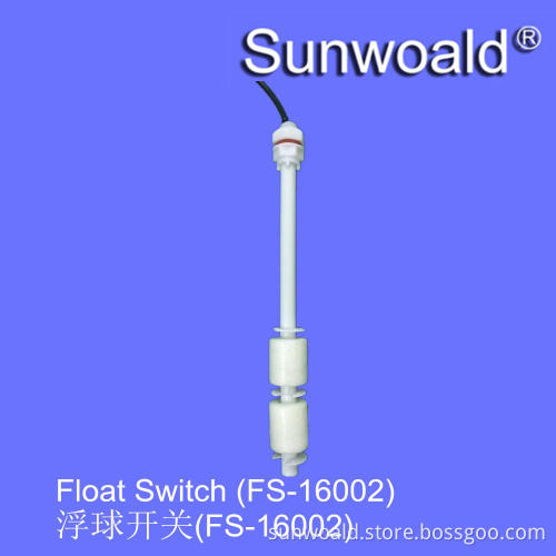 PP float double level reed switch with TRRS connector